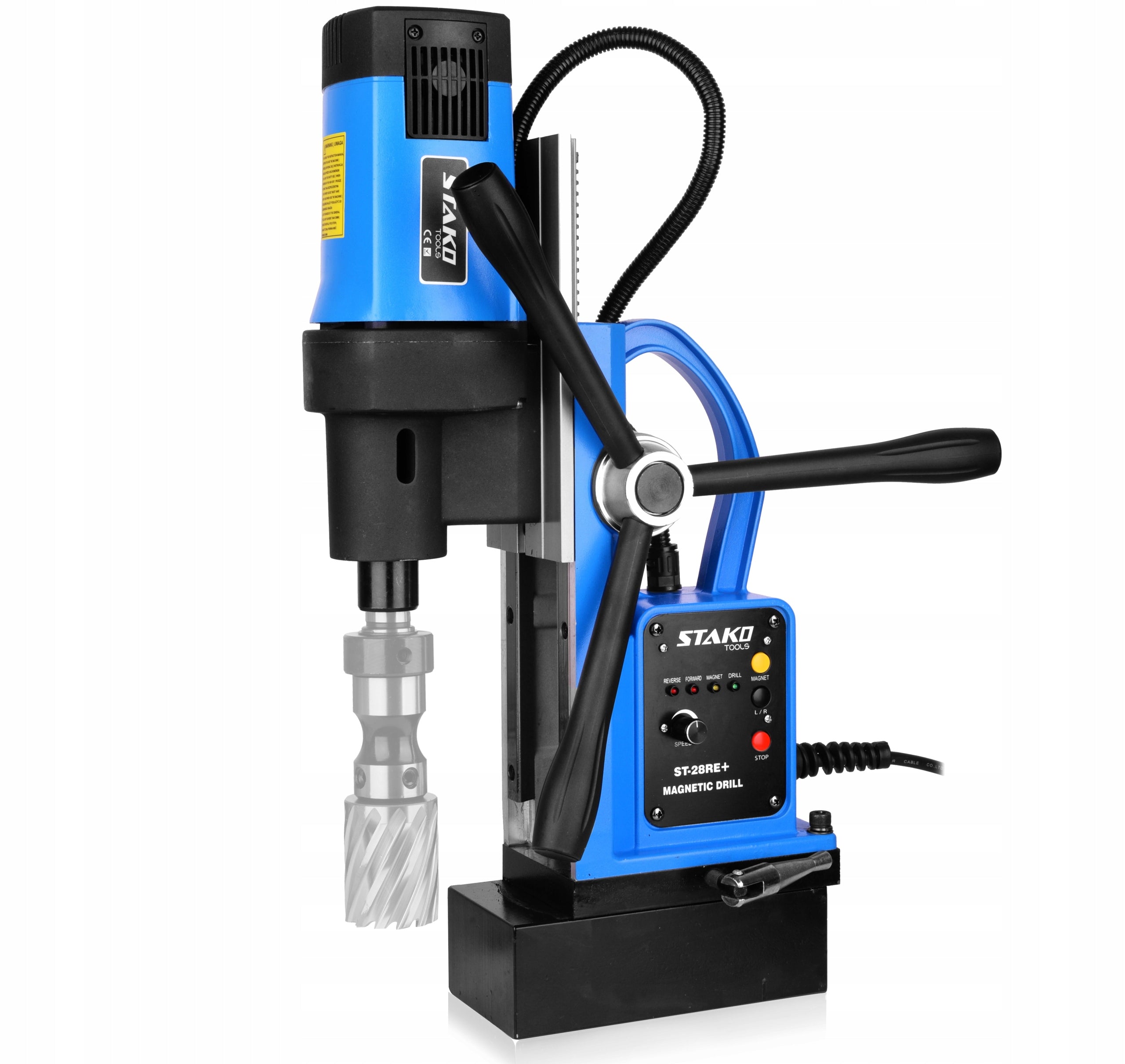 Magnetic Drilling Machine ST-28RE+ Threader FI80mm 1980W MK3 Magnet STAKO Packaging status original