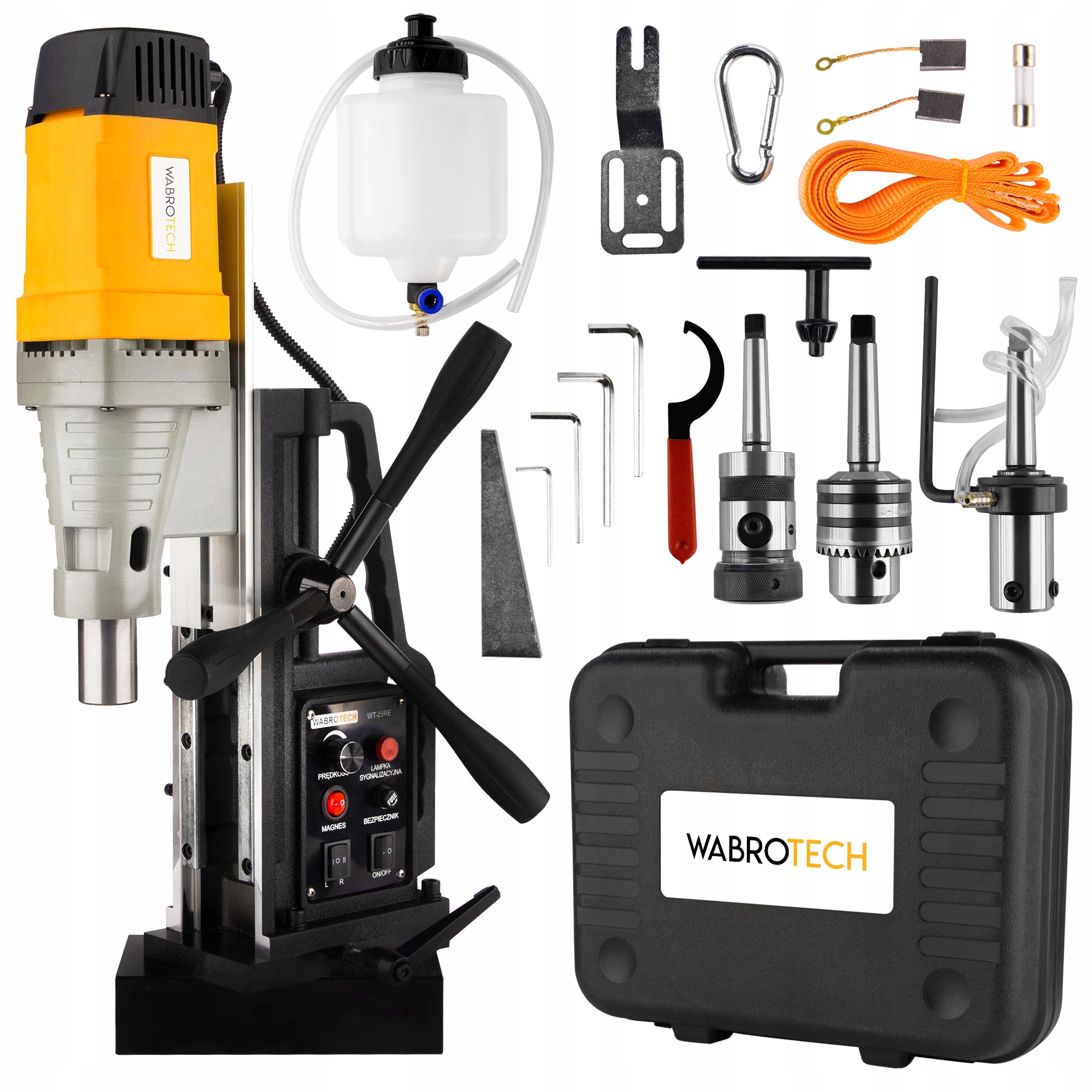 Magnetic Drilling Machine WABROTECH WT23RE Magnet Threading Milling