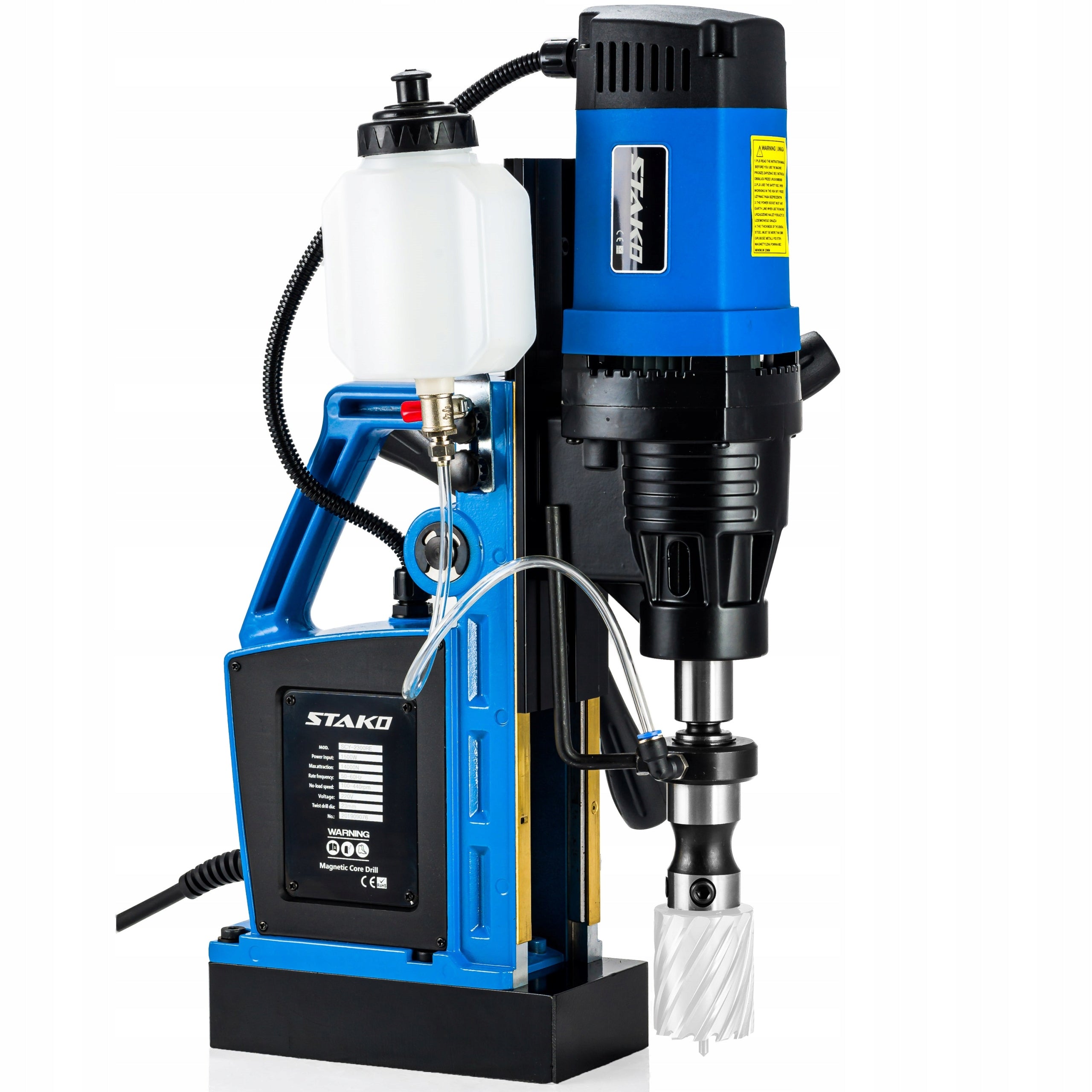 Magnetic Drilling Machine fi80mm 2050W 16kg MT3 Magnet STAKO Manufacturer code Wiertarka magnetyczna SCY-2800RE Zest-3