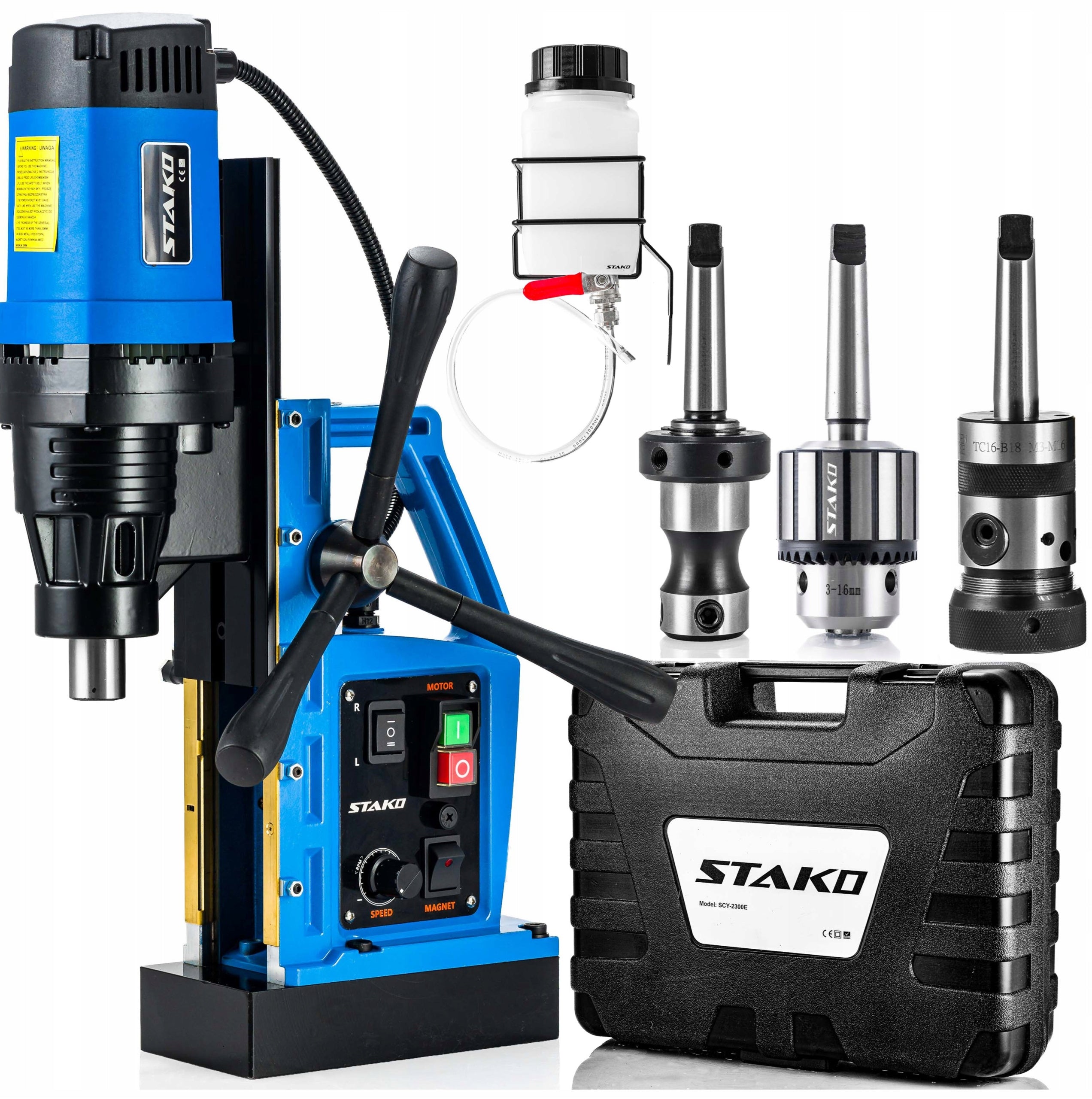 Magnetic Drilling Machine fi80mm 2050W 16kg MT3 Magnet STAKO