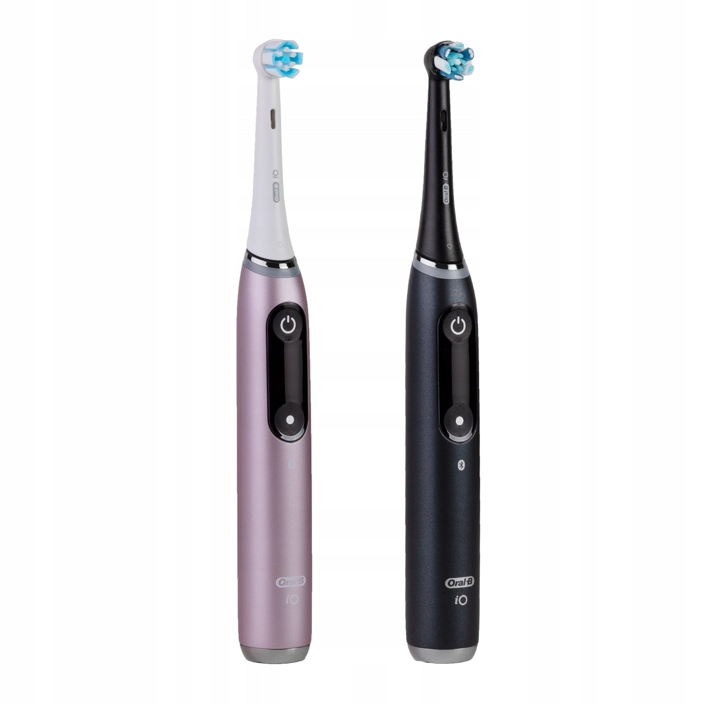 Magnetic Electric Toothbrush Oral-B iO 9 DuoPack Black Rose Two Pack Packaging status original