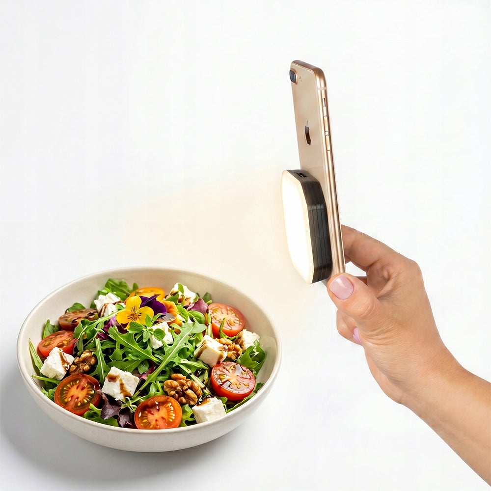 Magnetic LED phone lamp with clip CineGEN Packaging status original