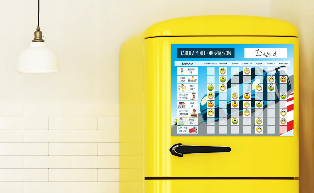 Magnetic Planner Motivational Board Task List for Kids + Emotes Brand no brand
