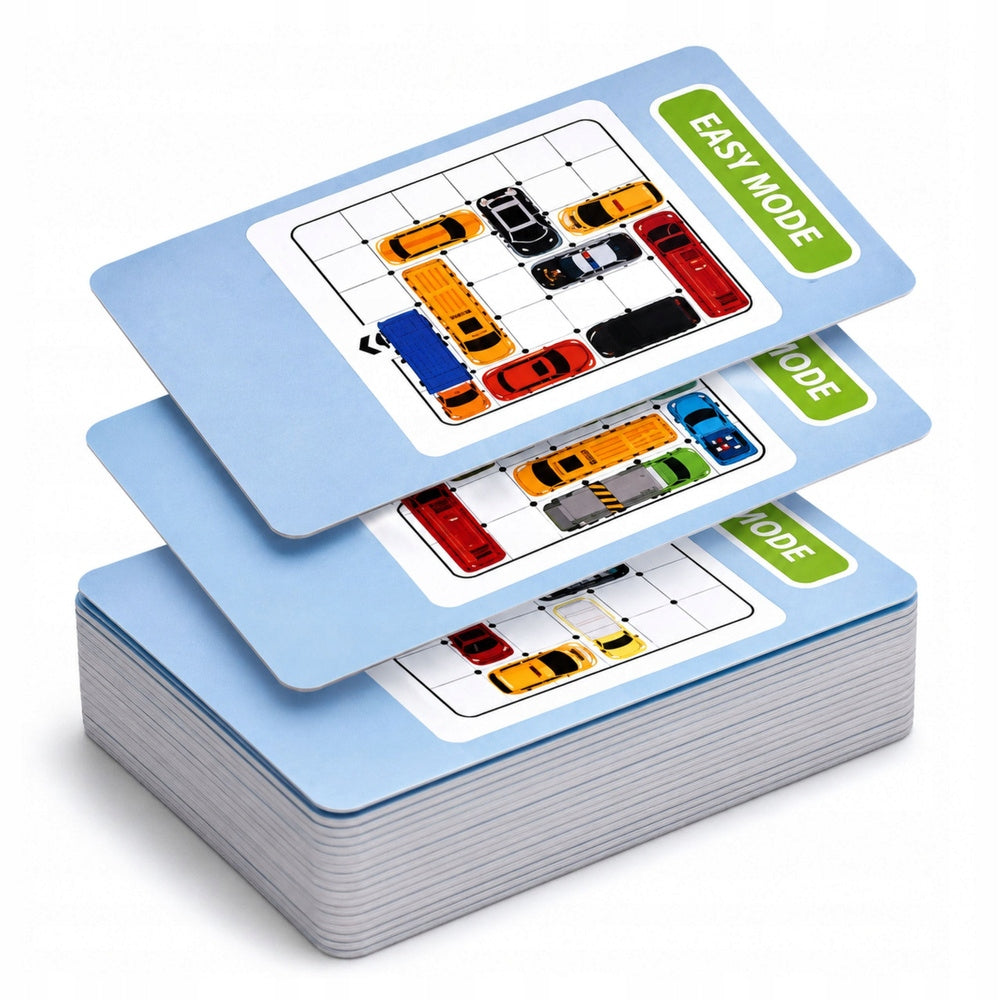 Magnetic Puzzle Game Magnetic Car 15 Vehicles 60 Cards Board - LE Customs tariff code 95030070