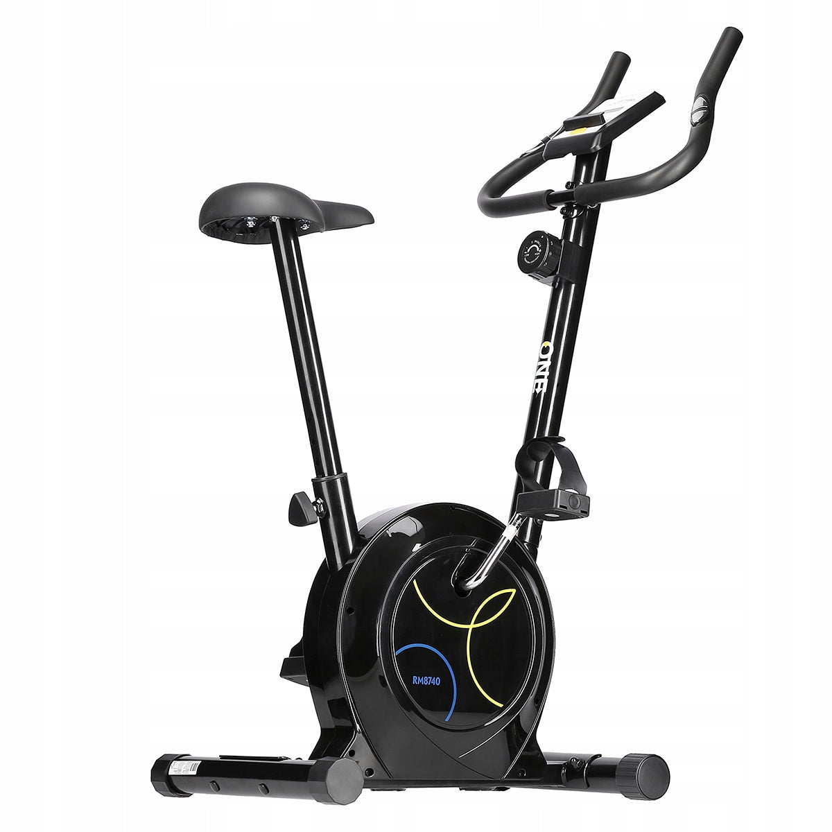 Magnetic Stationary Bike One Fitness Black Cardio Senior Training Packaging status original