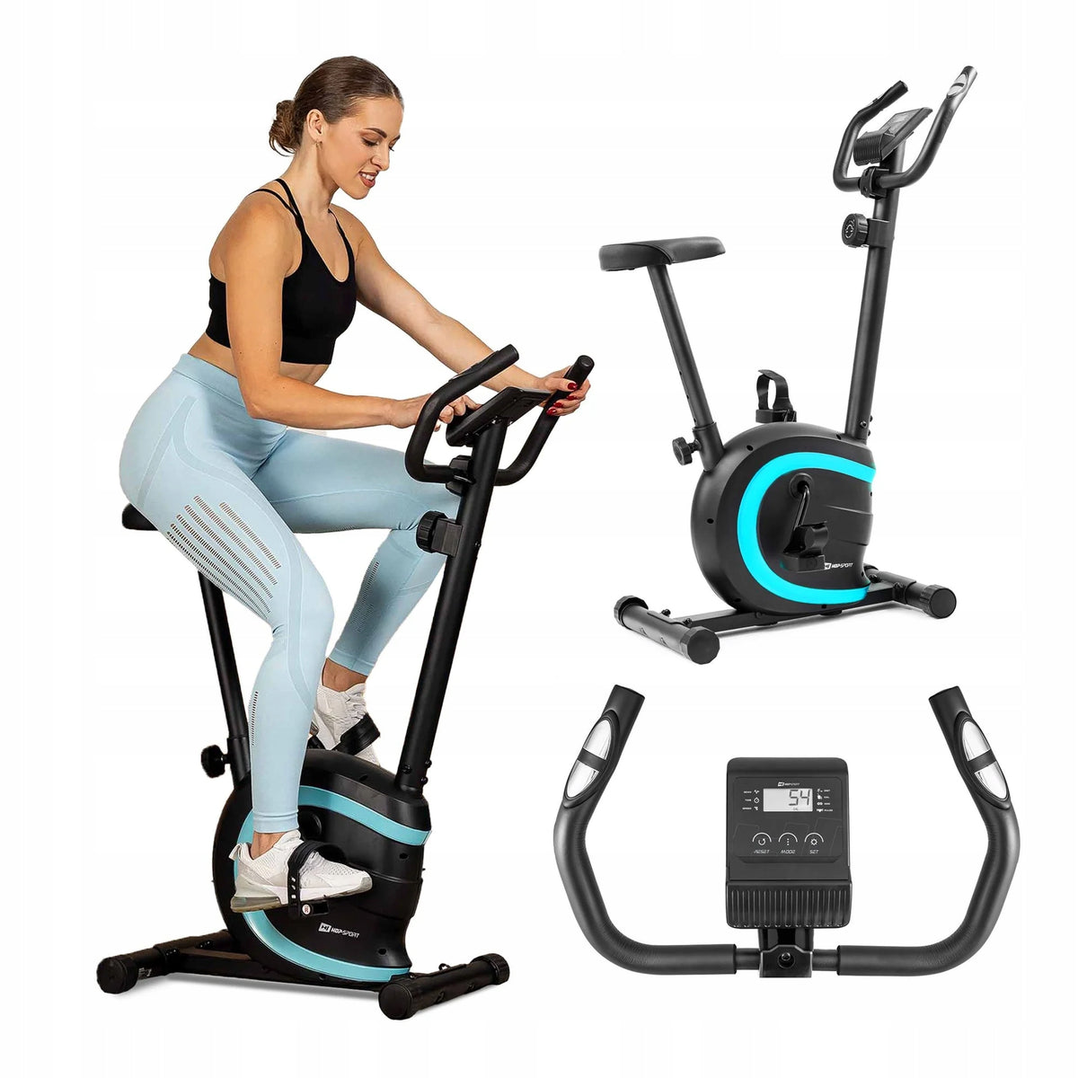 Magnetic Stationary Bike for Exercise Training Bike up to 120kg