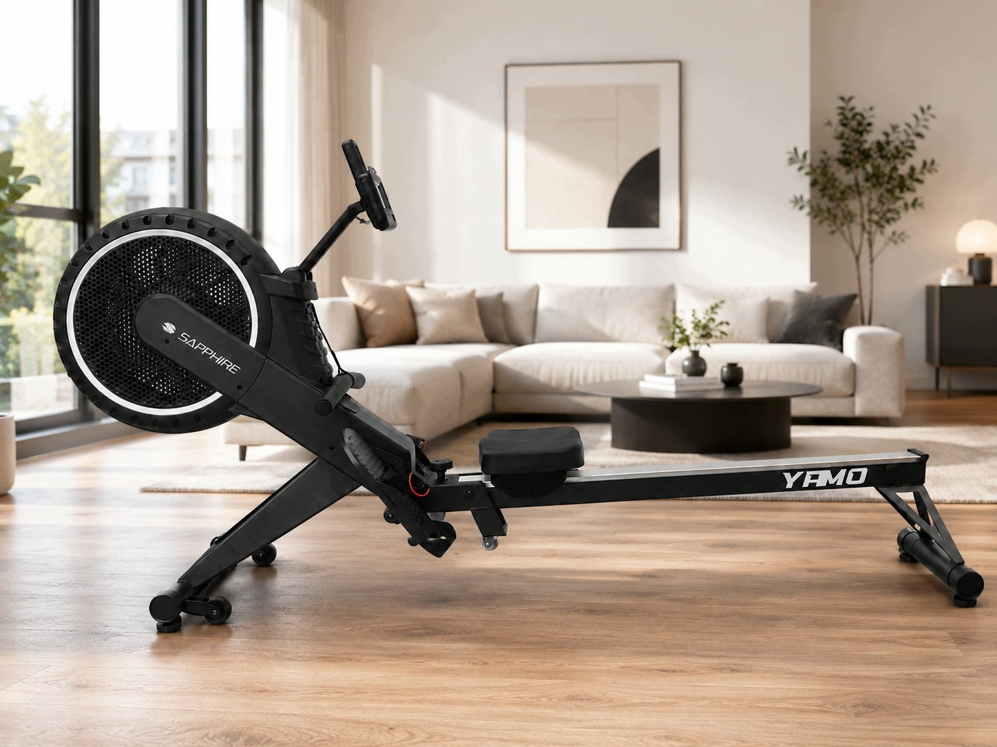 Magnetic air rowing machine YAMO ergometer ROWING TRAINING electro Manufacturer code SG-150W