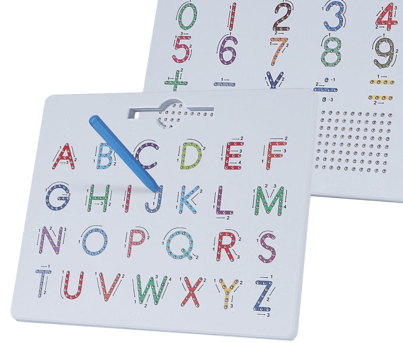 Magnetic board MagPad Letters and Numbers 32 x 26 cm – double-sided 3+