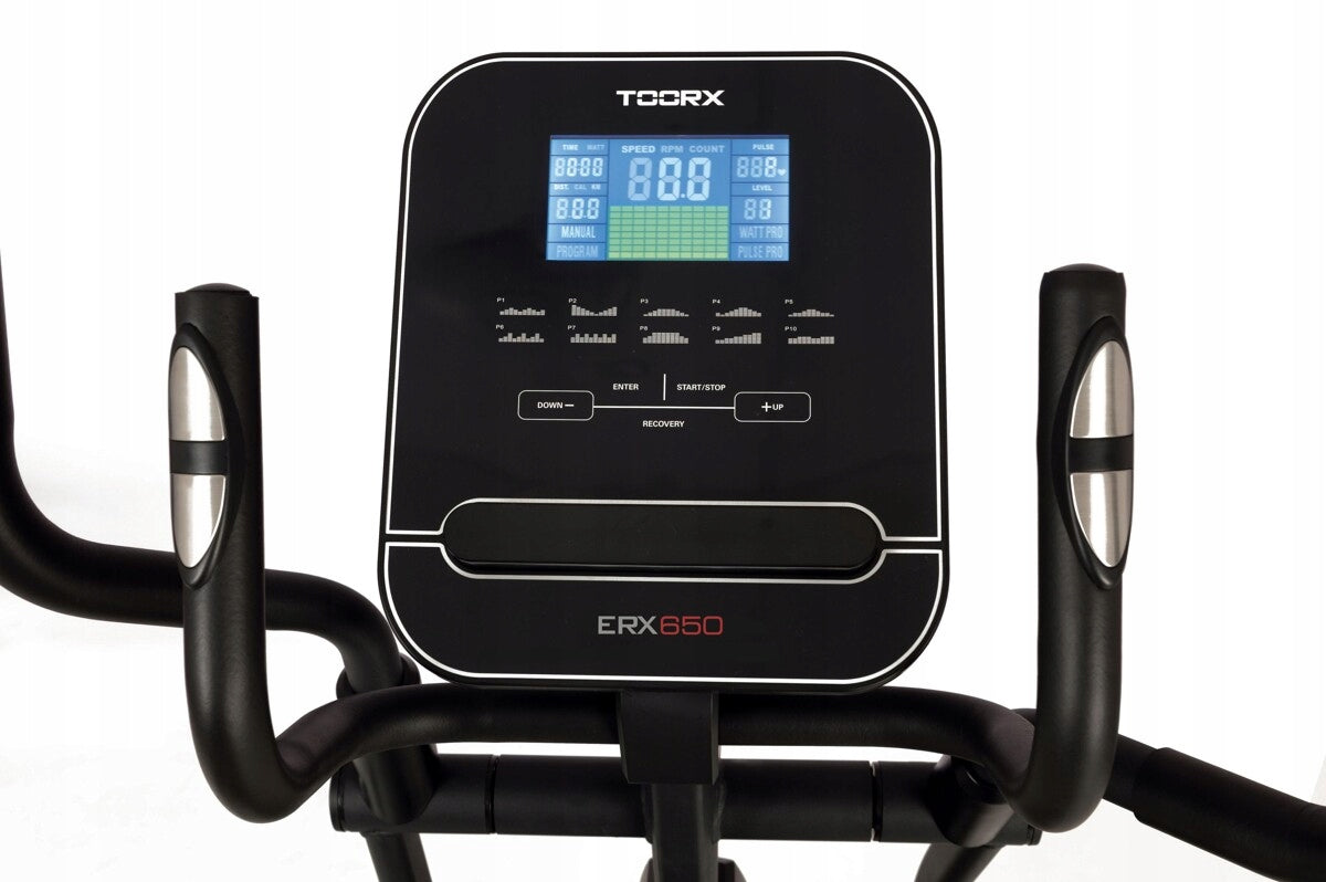 Magnetic elliptical cross trainer ERX-650 TOORX + Equipment mat Packaging status original