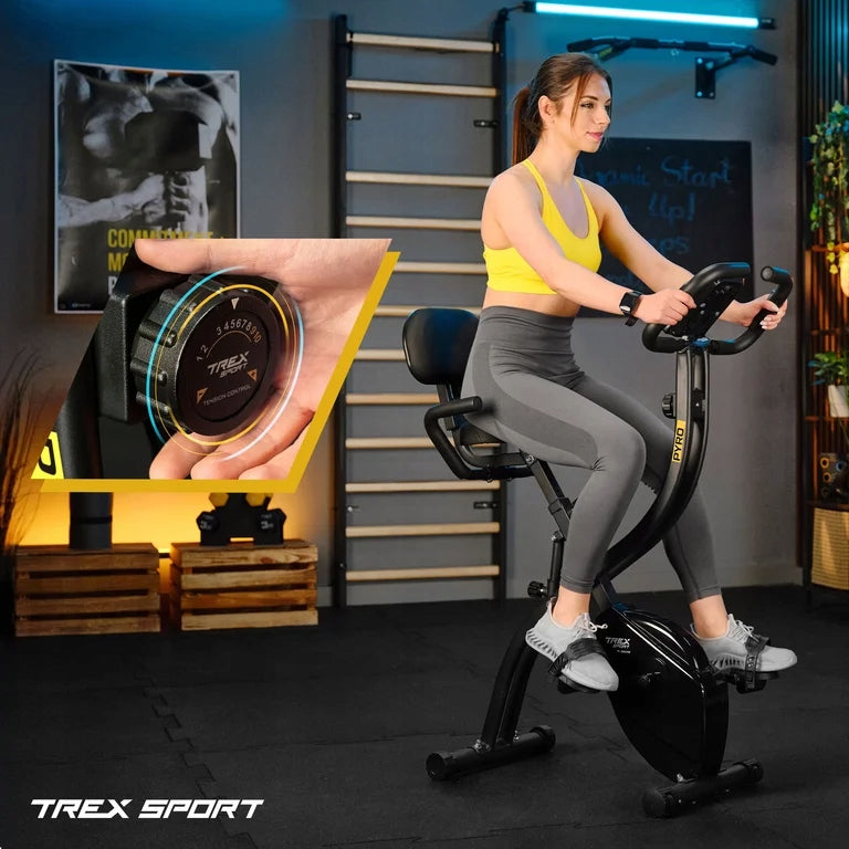 Magnetic exercise bike folding exercise bike 120kg Trex Sport Packaging status original