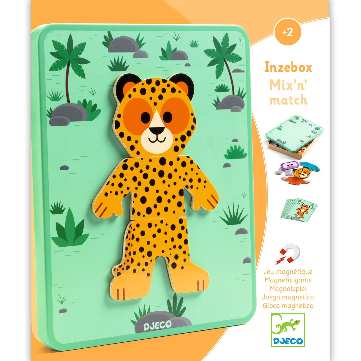 Magnetic puzzle Inzebox SAFARI Djeco