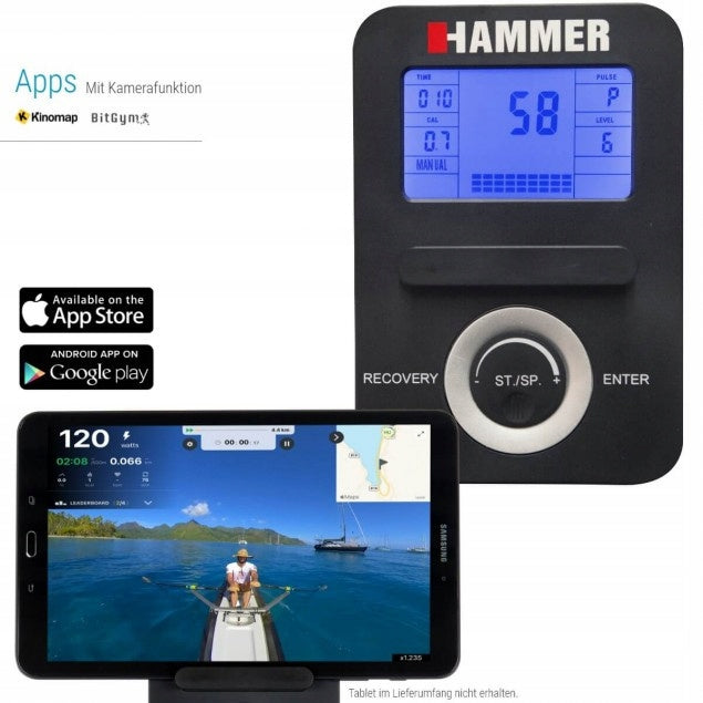 Magnetic rowing machine Hammer PRO FORCE Manufacturer code 4541