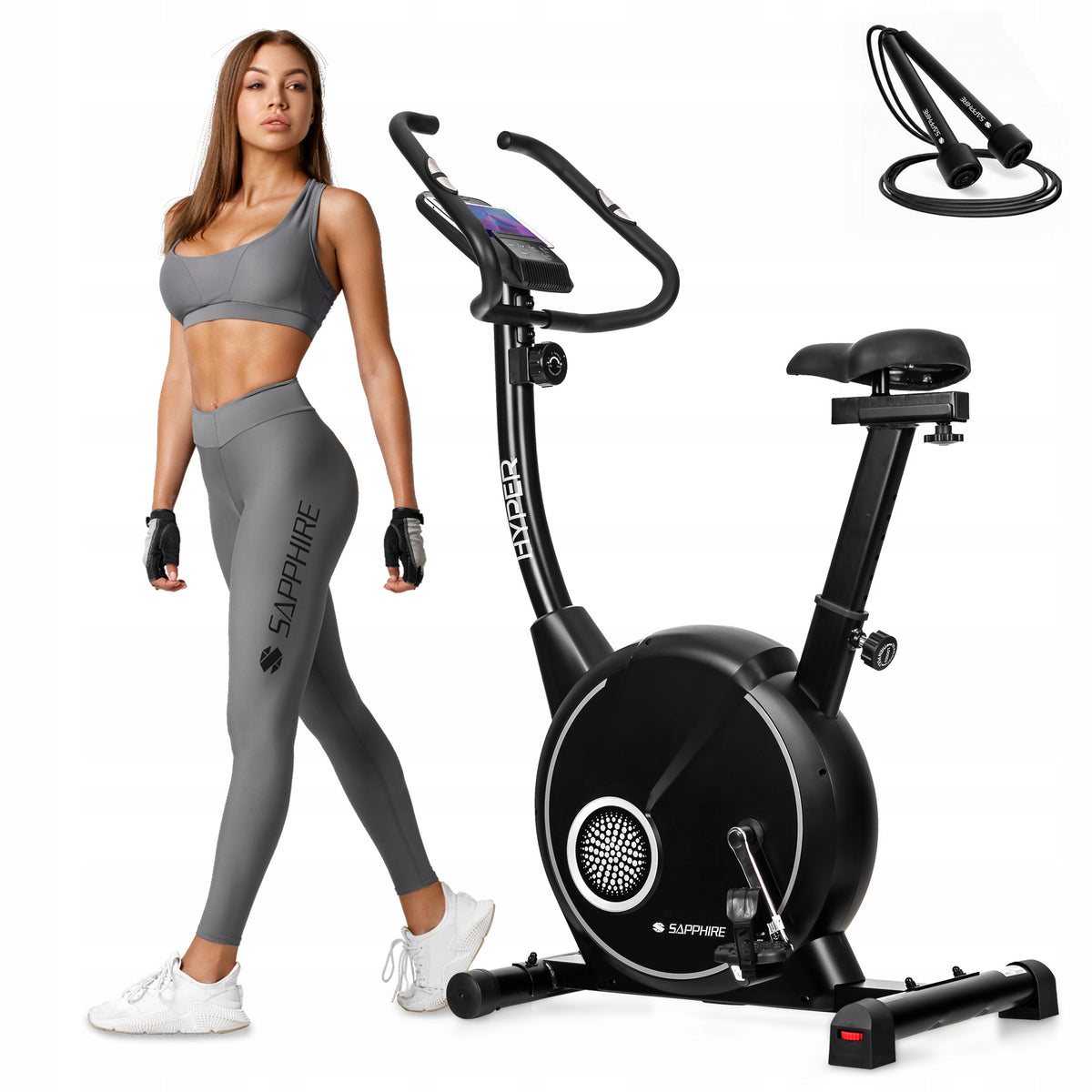 Magnetic stationary bike HYPER EXERCISE BIKE SAPPHIRE up to 150KG