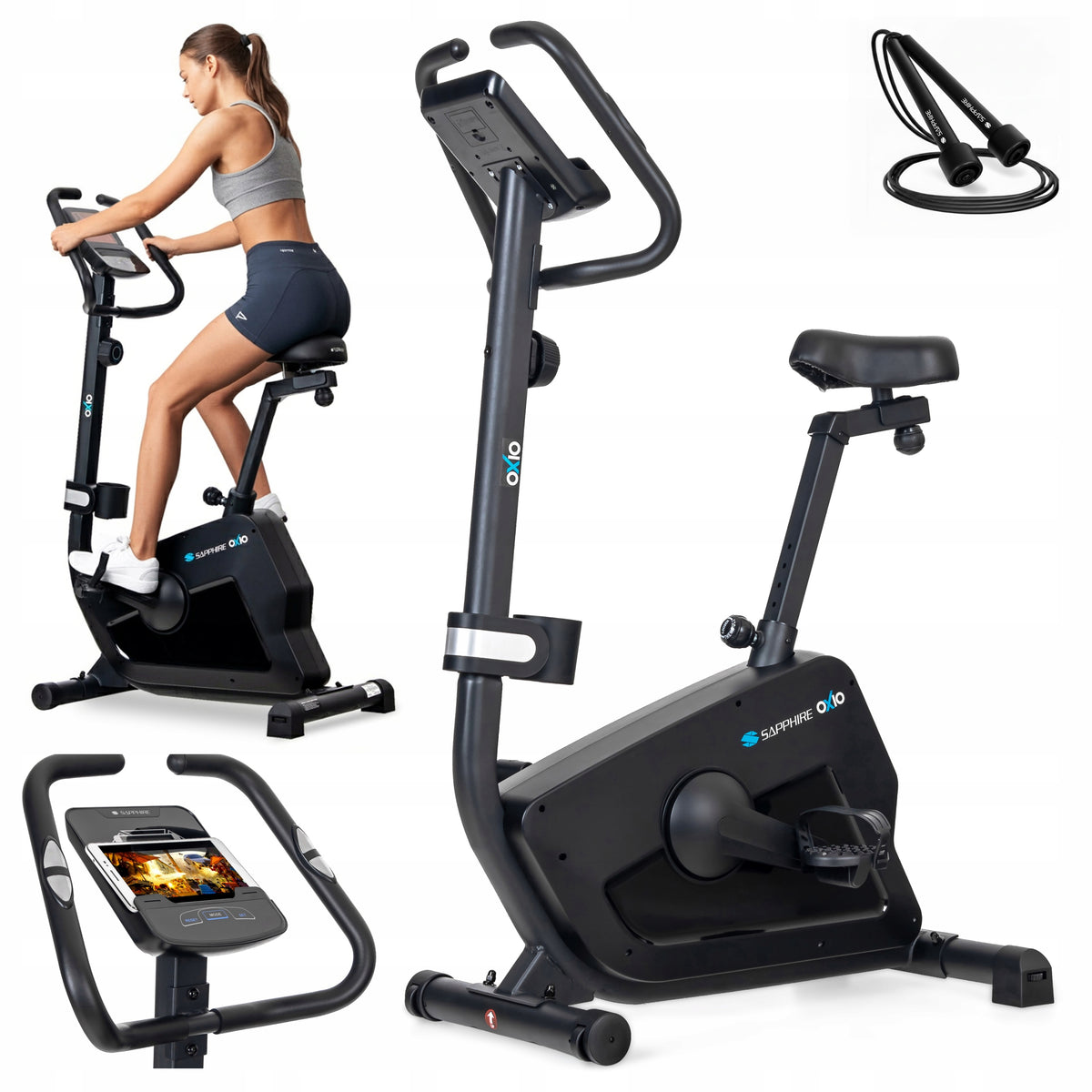 Magnetic stationary bike OXIO exercise bike SAPPHIRE