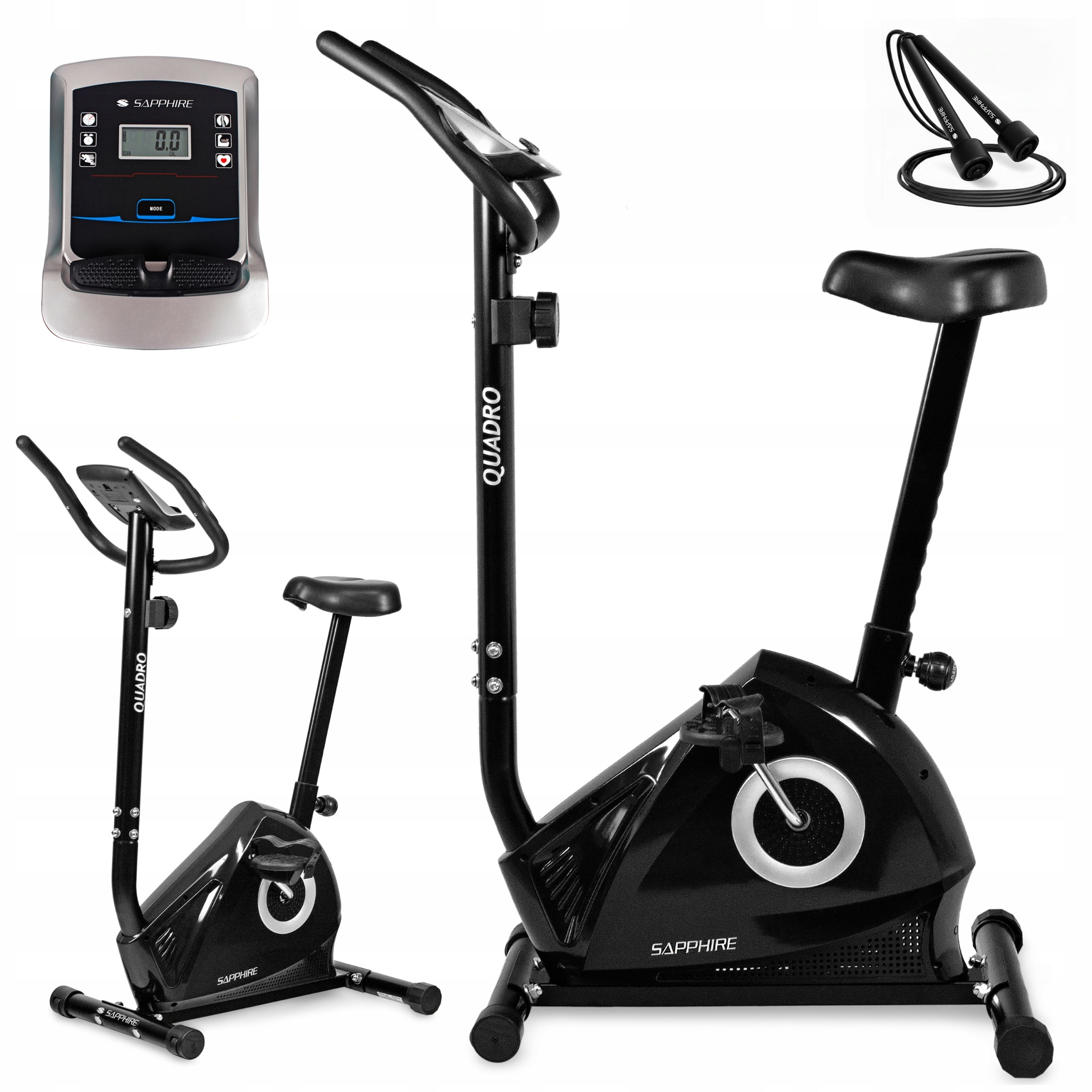 Magnetic stationary bike QUADRO exercise bike SAPPHIRE