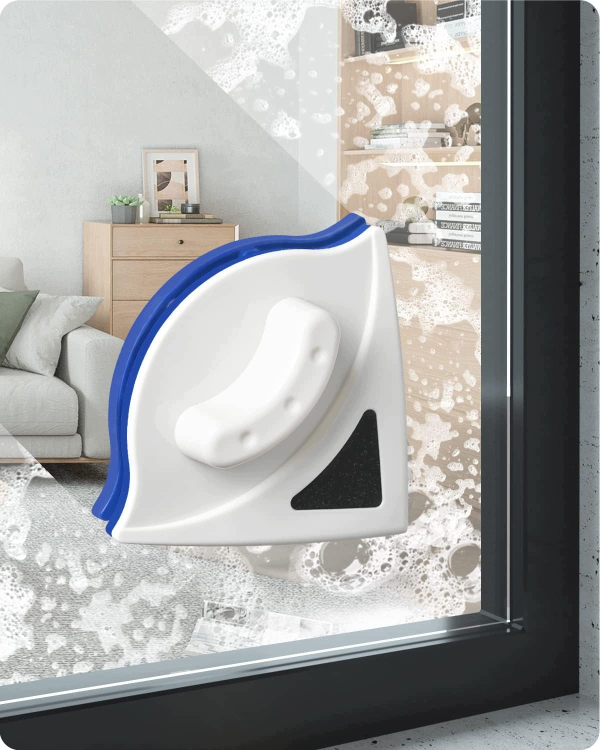 Magnetic window washer double-sided 3-8mm with safety cable Baffect Manufacturer code 65434F-IUYTR