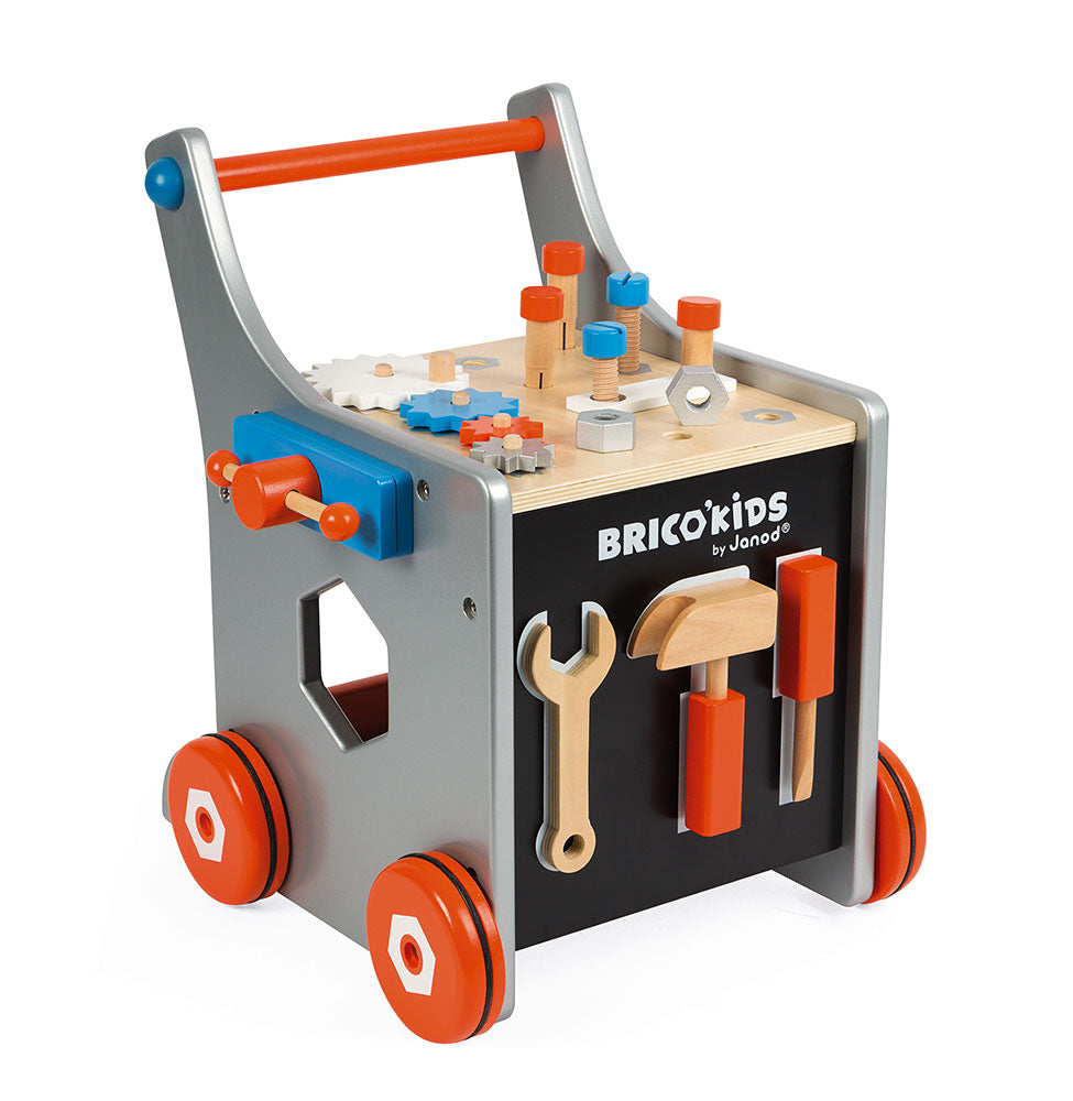 Magnetic workshop trolley with tools Brico Kids Janod Manufacturer code J06478