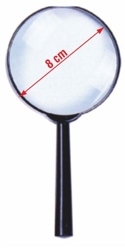 Magnifier 8 cm 5x Office Products Reading Glass Science 2 Pack
