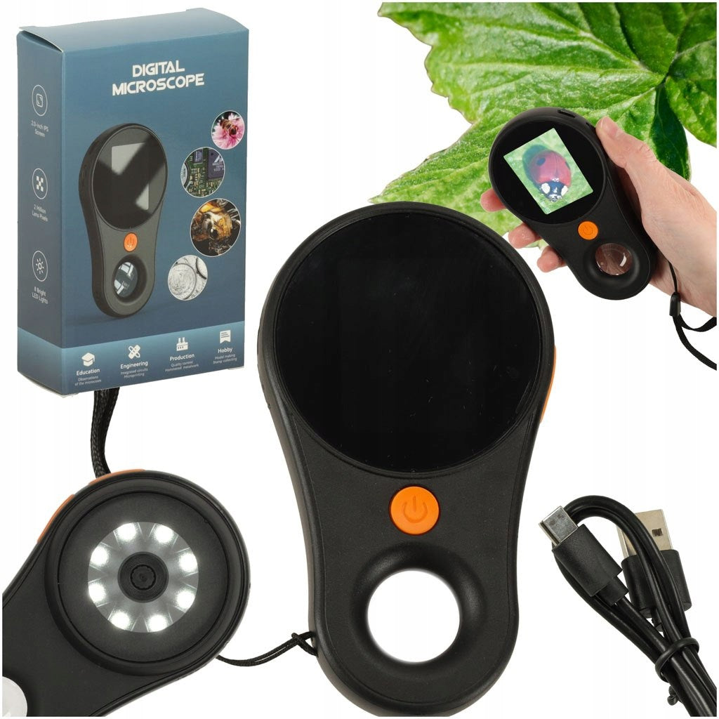 Magnifier digital microscope magnification 500x 2Mpx