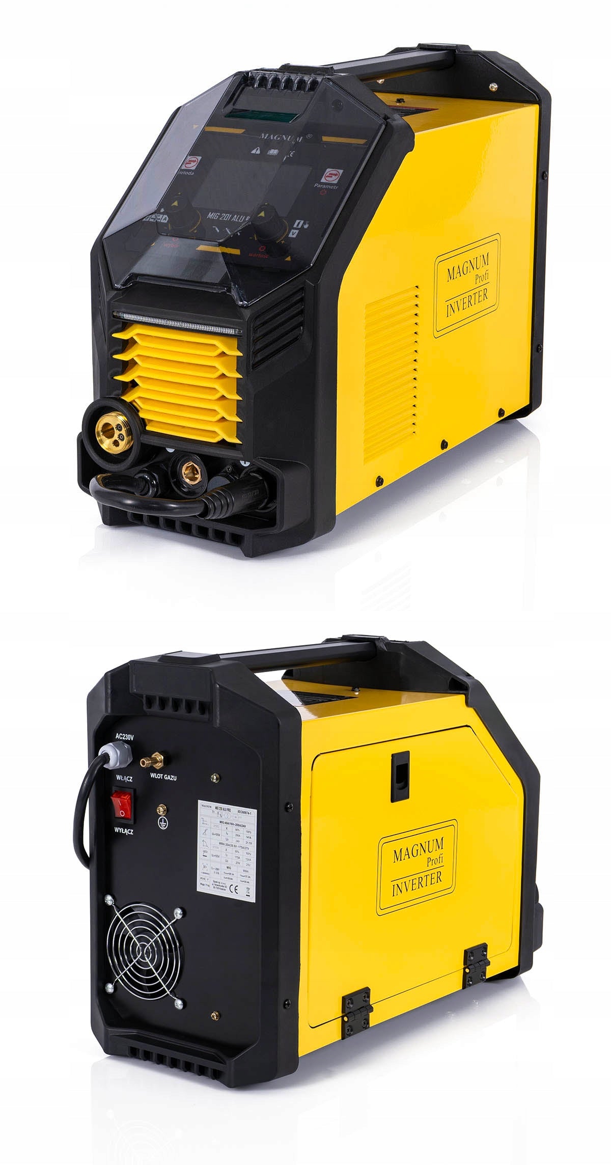 Magnum MIG 201 ALU PRO Welder MIGOMAT Synergy Pulse 200A Aluminium Packaging status original