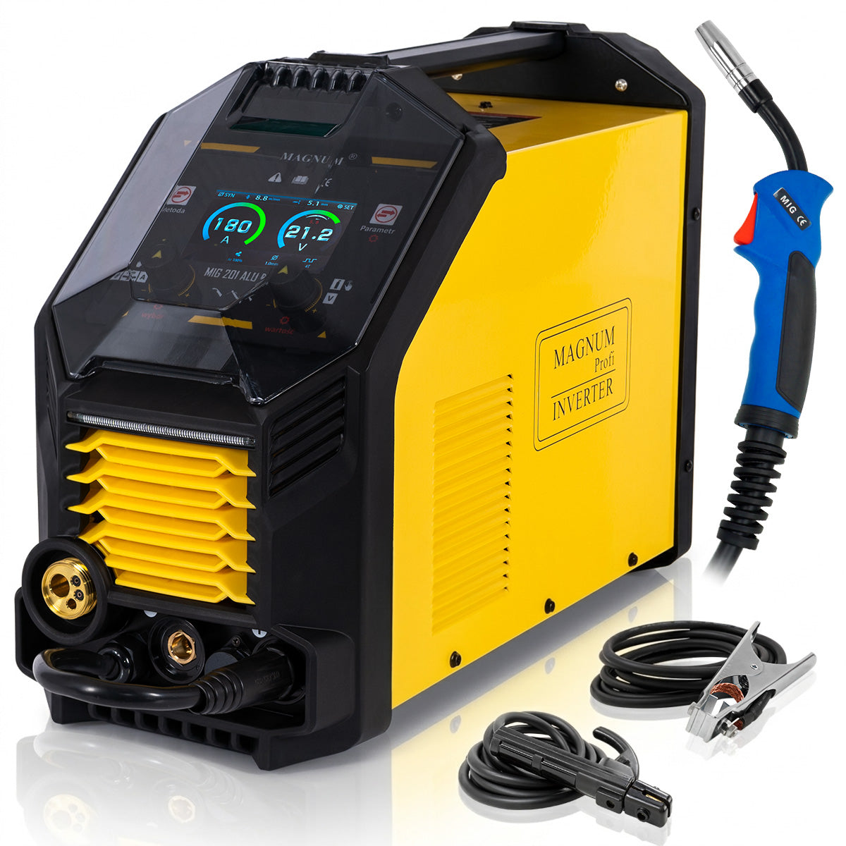 Magnum MIG 201 ALU PRO Welder MIGOMAT Synergy Pulse 200A Aluminium