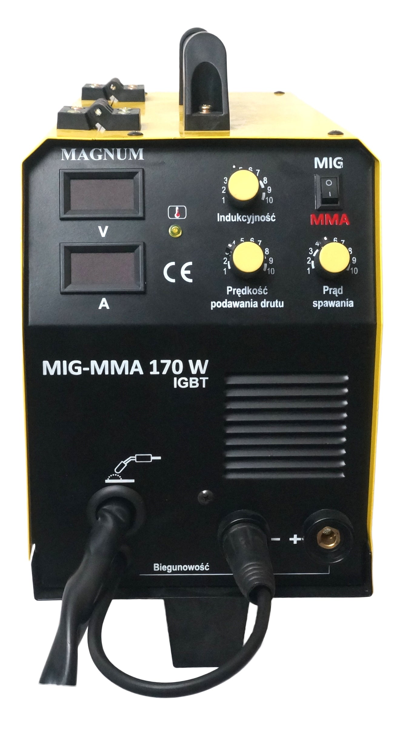 Magnum semi-automatic MIG 170W MMA IGBT inverter welding machine, 160A/60% Brand Magnum