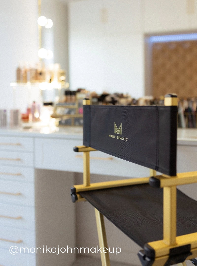 Makeup Chair | Makeup | Folding | ROSE GOLD EAN (GTIN) 5903772637069