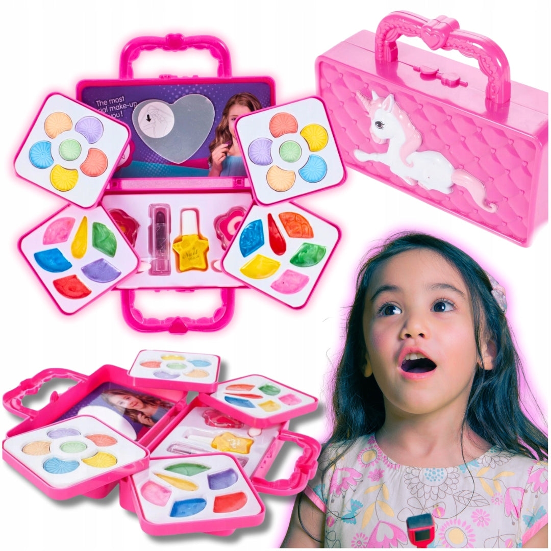 Makeup Cosmetics Set 31 El Children's Day Gift Teenager 5-12 YEARS OLD Manufacturer code Prezent Zestaw DUŻY Dla Dziewczynki 31 el.