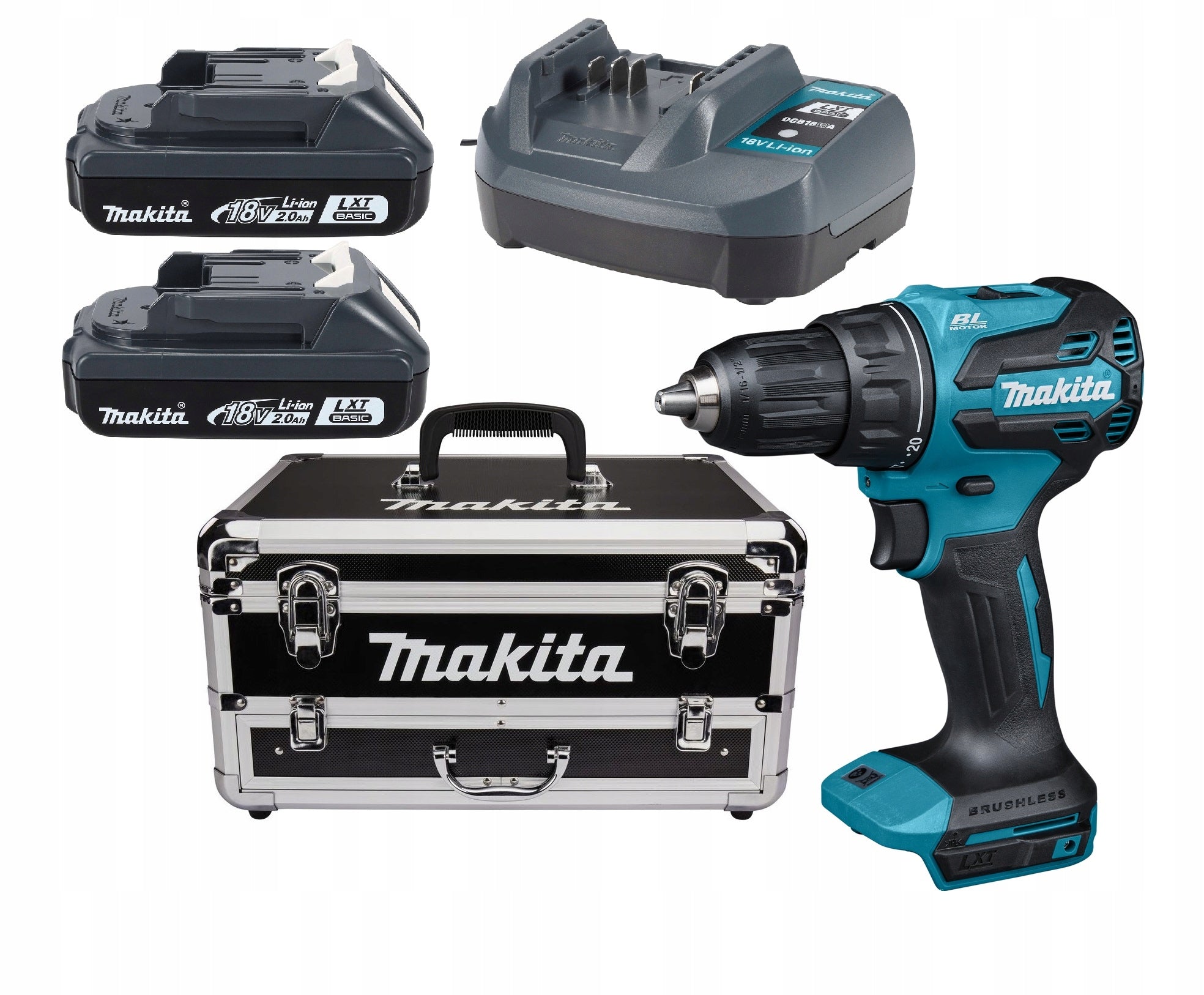 Makita DDF490WVX7 Drill/driver 18V BLDC