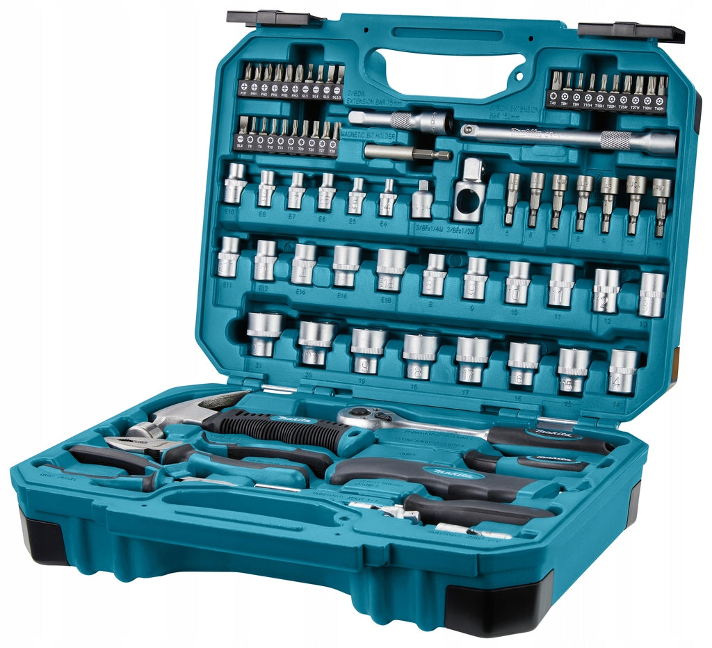 Makita Set of Key Tools Caps bits 76pcs E-10899 for workshop home Packaging status original