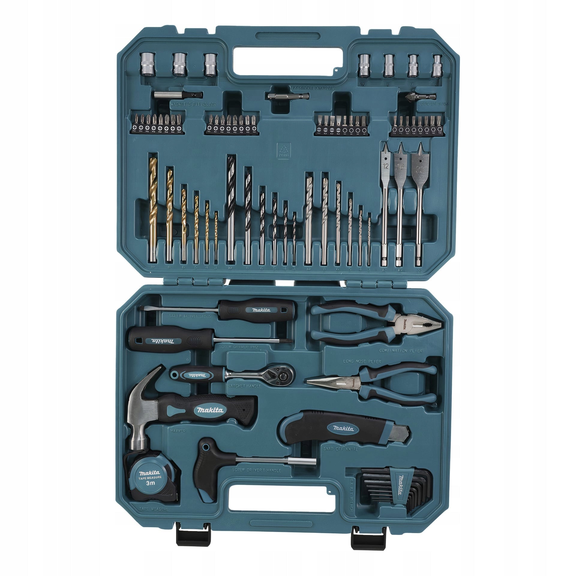 Makita Tool Set 80 El. Case Bits Drill Bits Packaging status original