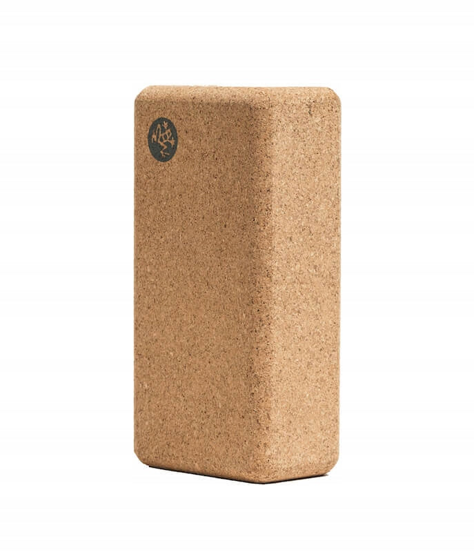 Manduka Lean Cork Block Yoga Stopper Packaging status original