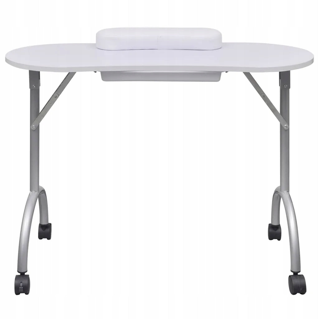 Manicure table with pillow and drawer, white, 90x37x68 cm Brand no brand