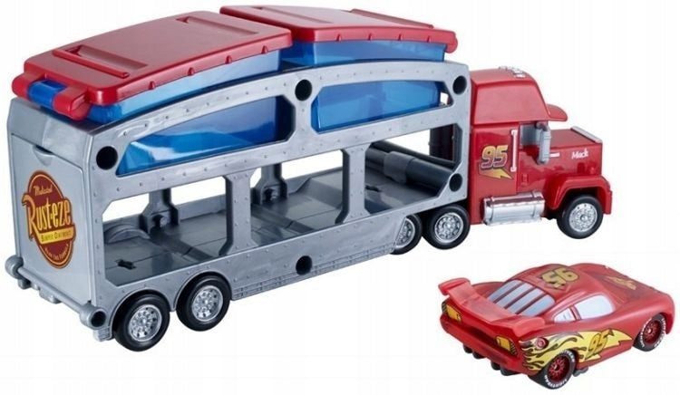 Maniek + Zigzag Color Changing Tow Truck Cars Mattel Transporter MACK Brand Mattel