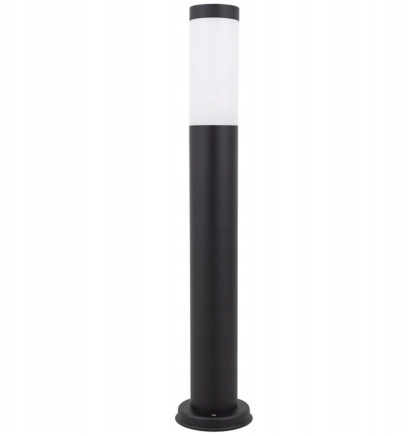 Manila H65 Standing Lamp Garden Post Round Black