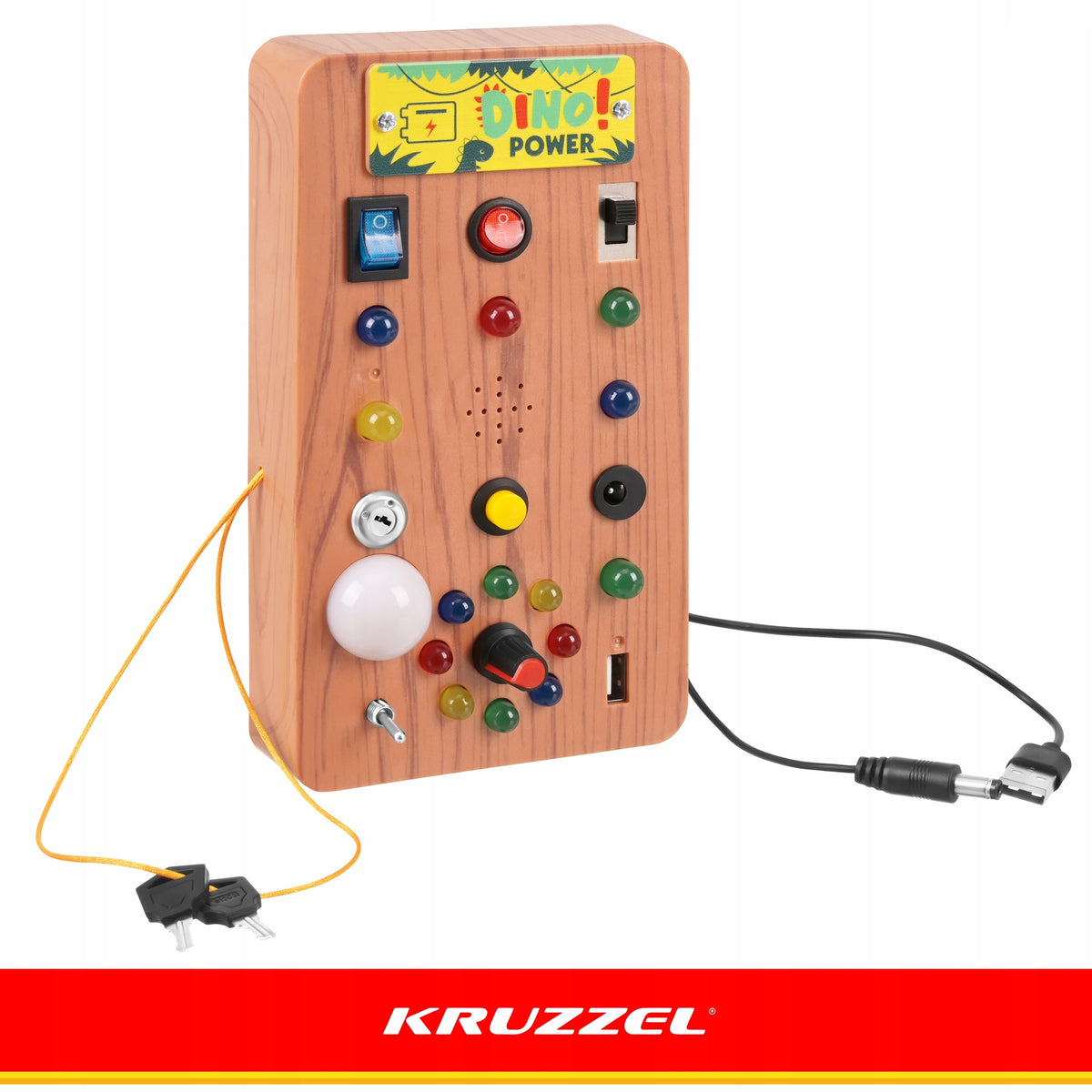 Manipulation Board Educational LED Light Switches Toy Packaging status original
