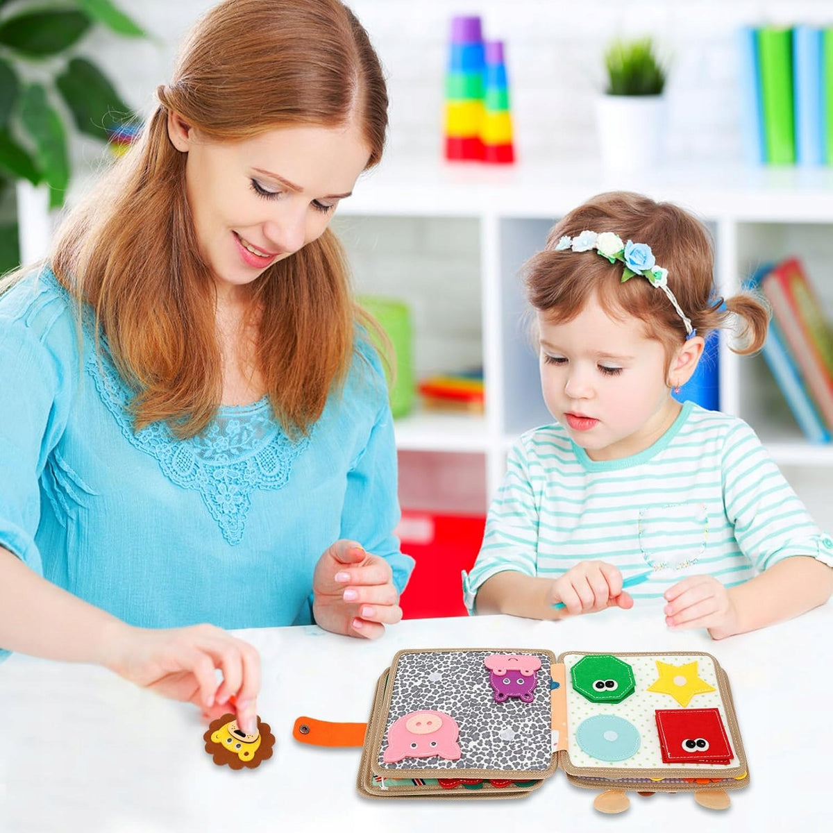 Manipulation Board Sensory Book Educational Toy Brand no brand