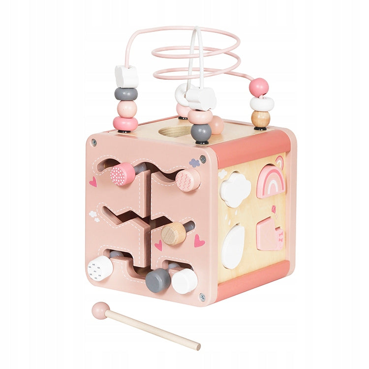 Manipulation cube Jokomisiada wooden sensory for babies Brand Jokomisiada