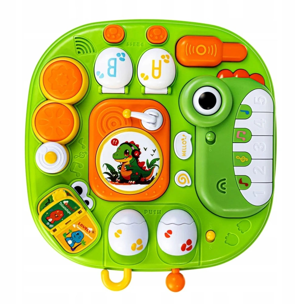 Manipulation table piano dinosaurs 18m interactive board Packaging status original