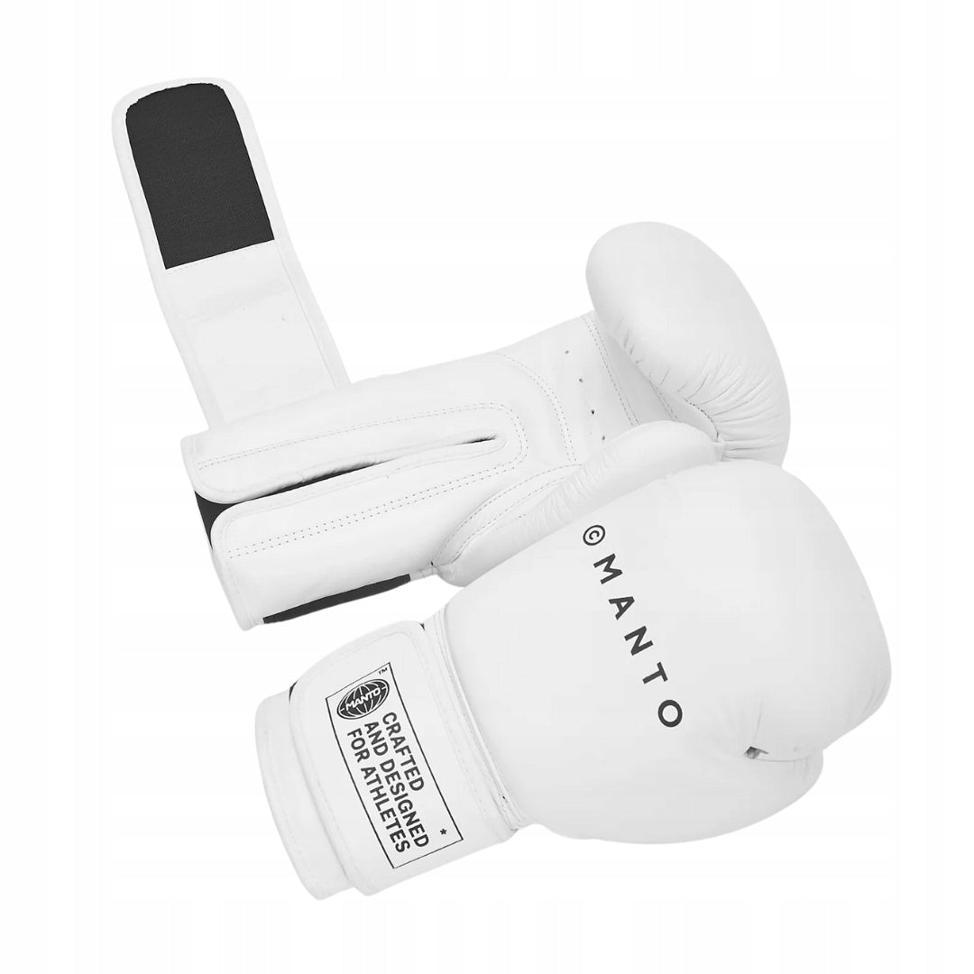 Manto BOXING GLOVES Impact+ white genuine leather 12oz Manufacturer code 1455688