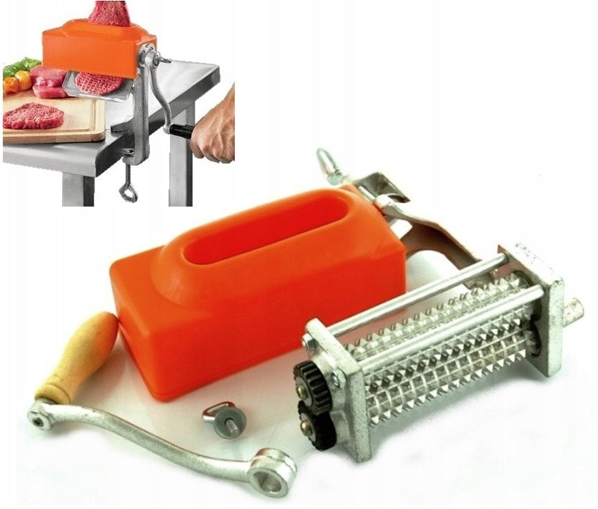 Manual CUTTER Cast Iron Meat Breaking Machine STEAK Cutlets Packaging status original