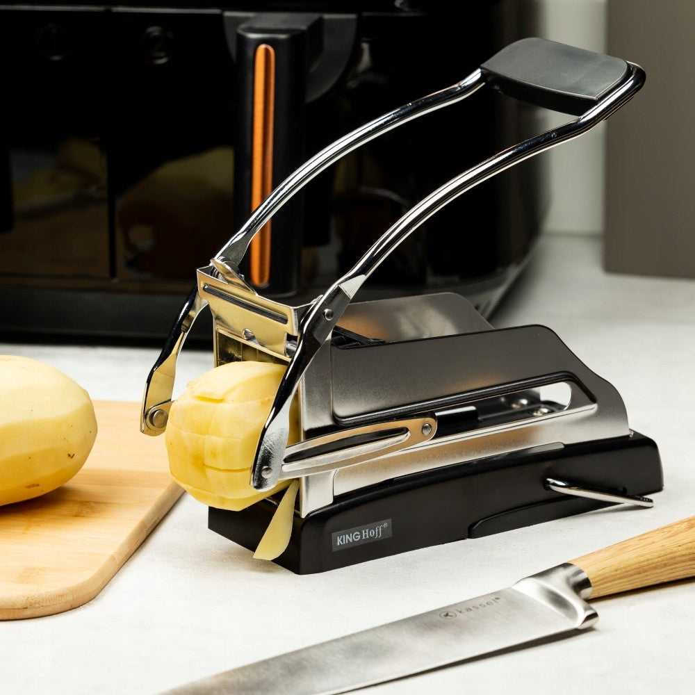 Manual FRIES CUTTER 2x KNIFE FRYER Brand Kinghoff