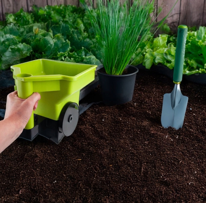 Manual Garden Seed Spreader Grass Seed Spreader Salt Sand Fertilizer 3L Brand Bradas