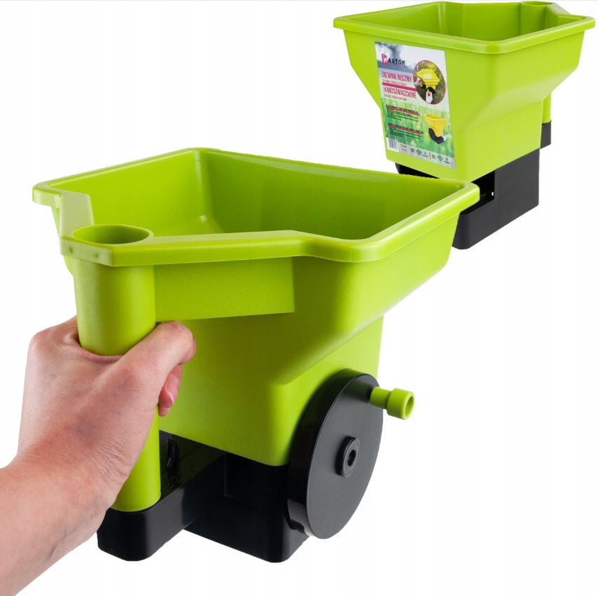 Manual Garden Seed Spreader Grass Seed Spreader Salt Sand Fertilizer 3L