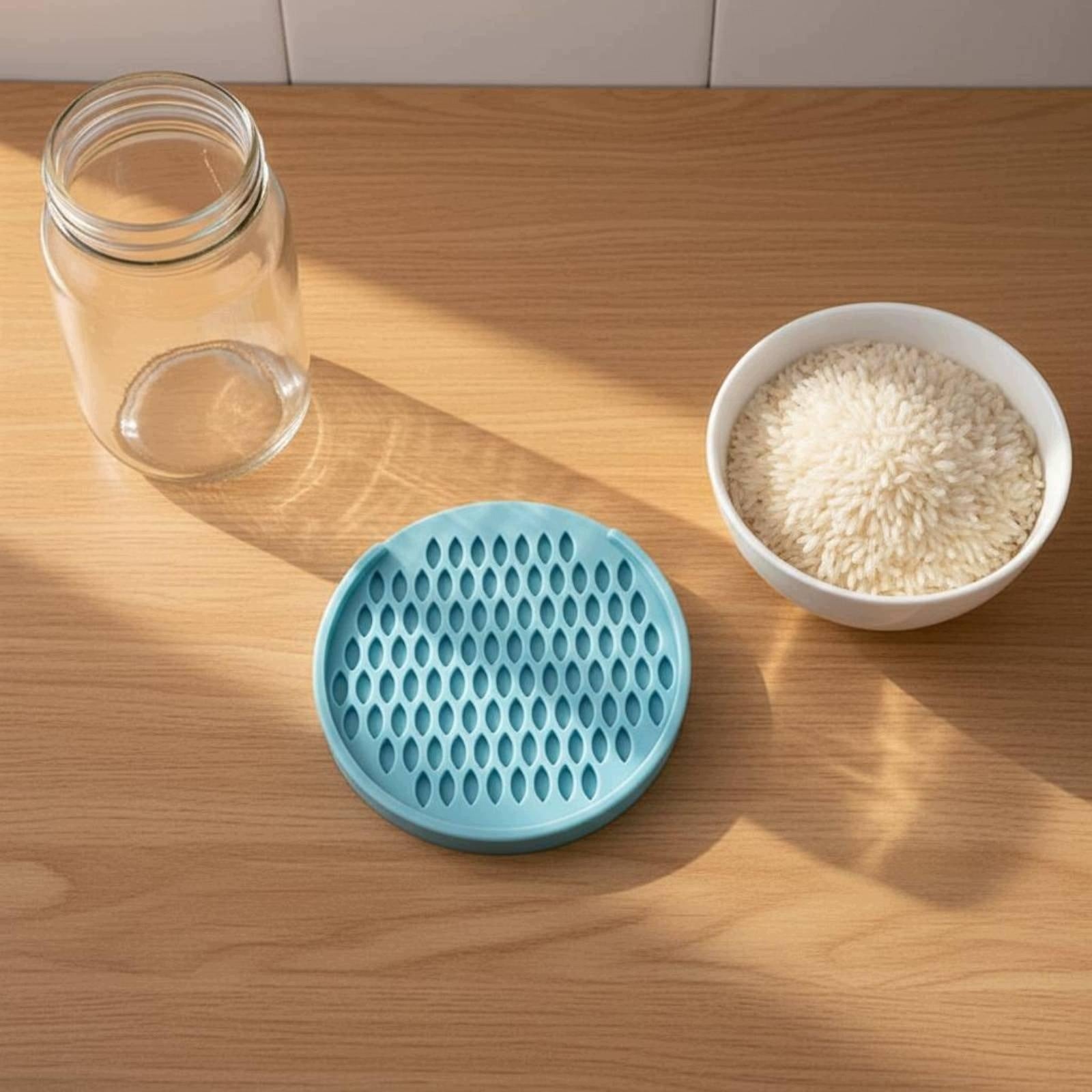 Manual Grain Grinder Easy to Clean Rice Husk Remover Sturdy Packaging status original