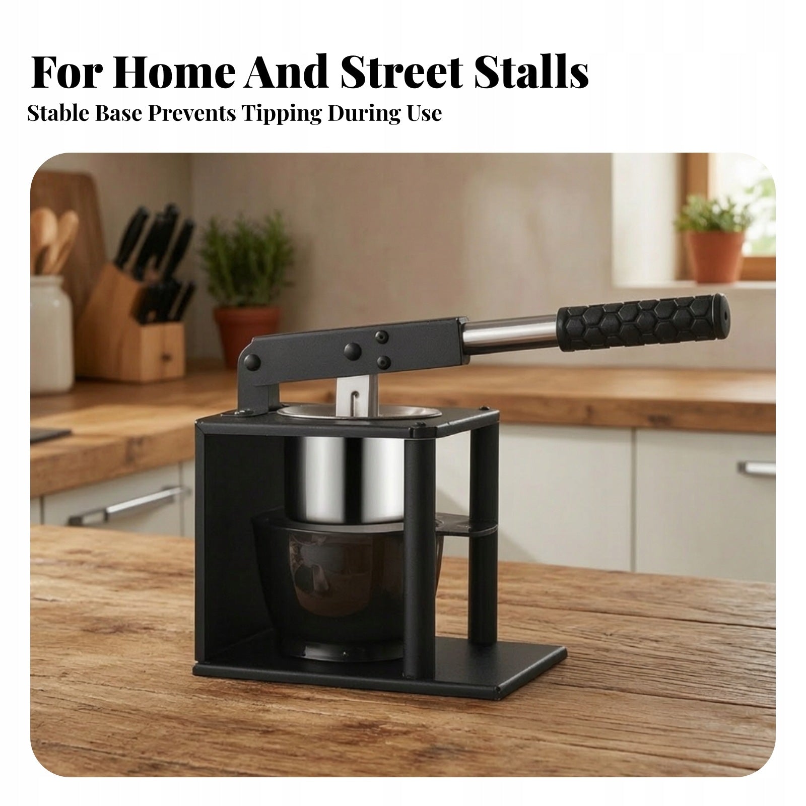 Manual Juice Press Stainless Steel Manual Juicer with Lever Heavy Duty Packaging status original