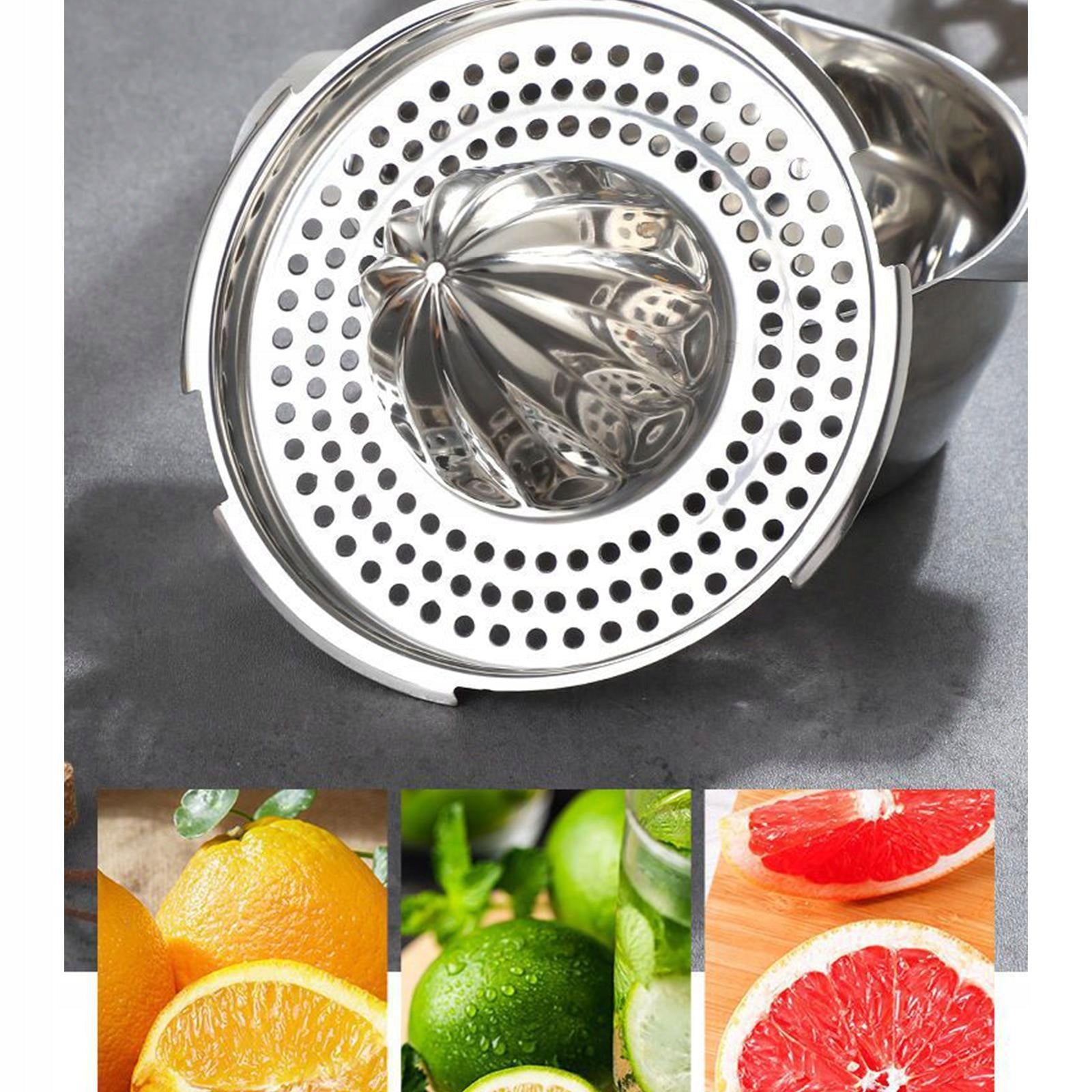 Manual Juicer with Strainer & Bowl Juice Extractor for Lemon Lime Packaging status original