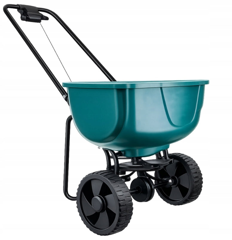 Manual Seed Drill 27L 300 cm Fertilizer Grass Spreader Brand Khayner Garden