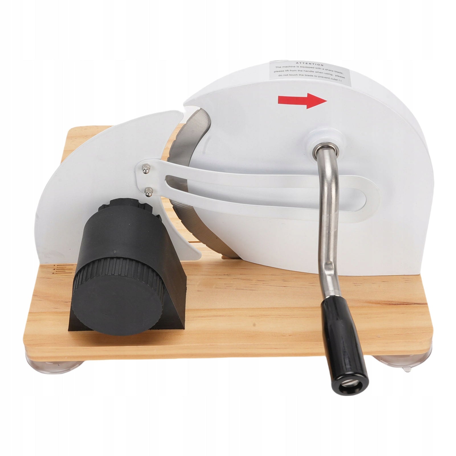 Manual bread slicer with suction cup base. Manual MN