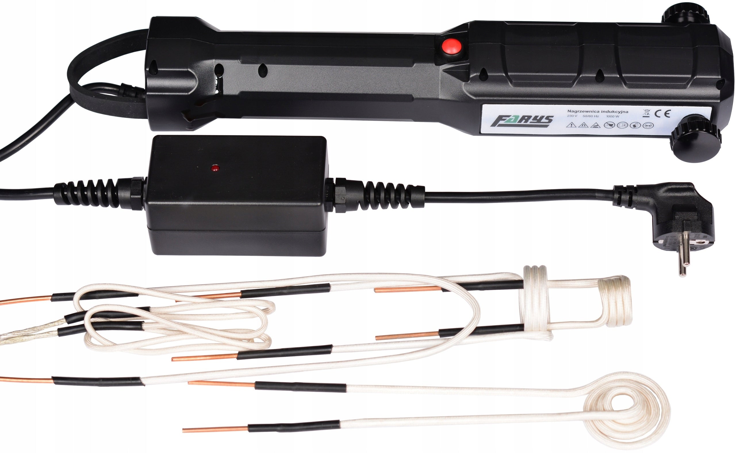 Manual induction heater, heater in a suitcase + FR7180b coils EAN (GTIN) 5907781834006